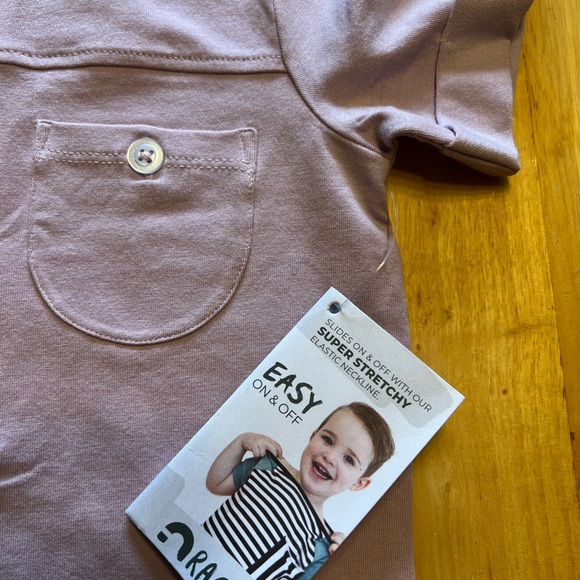 RAGS Essentials Rag Romper NWT Color Orchid Size 2T - Picture 3 of 7